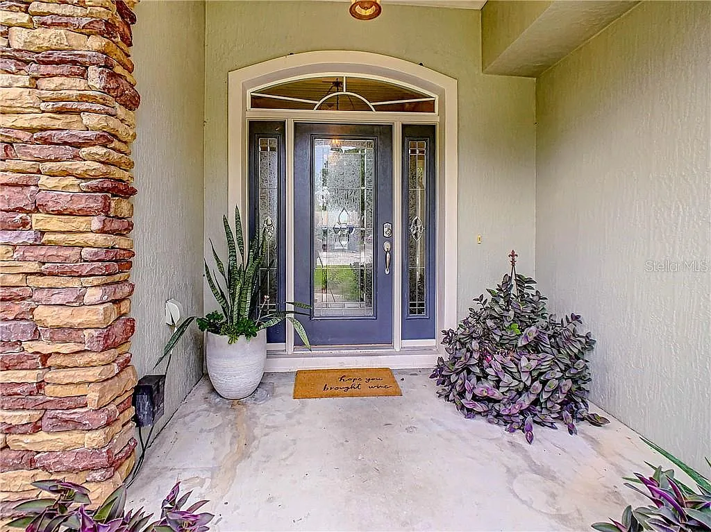 Covered front entry